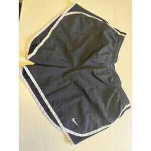 nike dri fit black and white womens xl running shorts